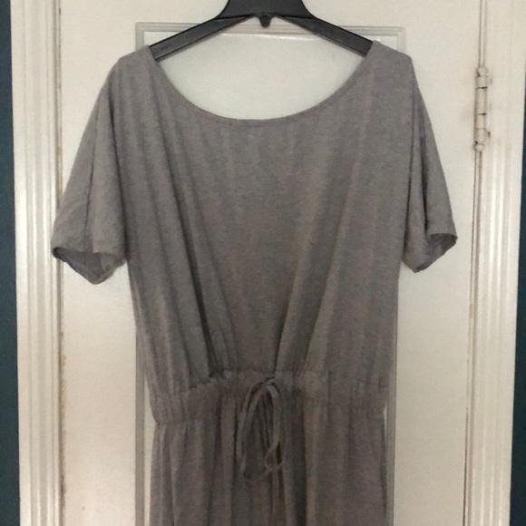 Light grey full length grey maxi dress - Picture 3 of 4